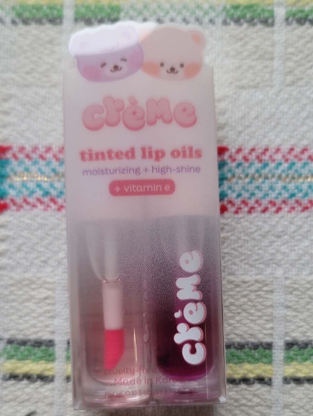 Crème Tinted Lip Oil — Moisturizing Pink Shine